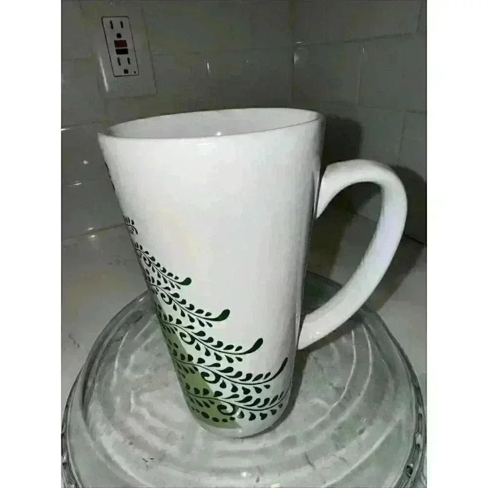 starbucks 2011 tall christmas tree mug. euc
